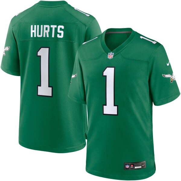 Nike Pánský dres Philadelphia Eagles NFL Jalen Hurts #1 Classic Game Velikost: XL