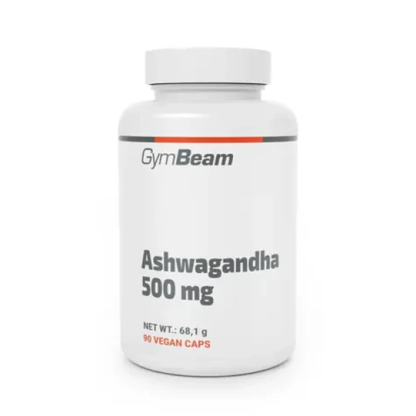 Ashwagandha 500 mg - GymBeam (bez příchuti, 90 kaps.) (28554-1-90-kaps-unflavored)