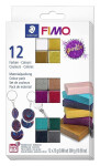 FIMO sada 12 barev x 25g - Efekt Sparkle