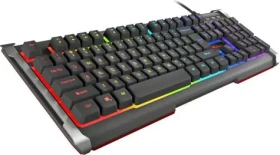 Natec Genesis Rhod 400 RGB US černá / Herní klávesnice / podsvícená / USB (NKG-0993)