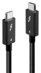Lindy 31120 černá / Kabel Thunderbolt 4 / 40 Gb/s / 100 W / 1 m (31120)