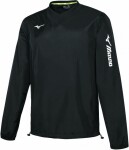 Mizuno Trad Rain Jacket Black - Fotbalová bunda Mizuno Sendai Trad Rain Jacket P2EE755009 Velikost textilu: XL