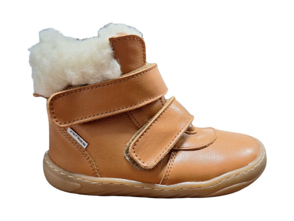 Pegres Barefoot SBF42 Dětské zimní boty hnědé 22