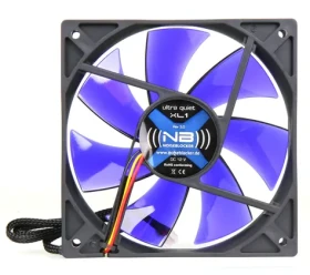 Noiseblocker BlackSilent Fan XL1 modrá / 120mm / 13 dB @ 1000 RPM / 40.61 CFM / 3-pin (ITR-XL-1)