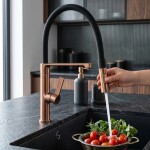 REA - Kuchyňská baterie Lago Brush Copper REA-B9337