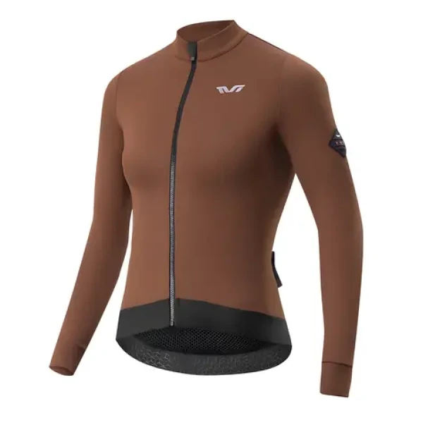 Rockbros YDWT006 hnědá / Dámský cyklistický dres / Zateplený / Podzim-zima / Velikost M