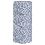 Ib Laursen Bavlněný provázek Blue/White 100 m, modrá barva, textil