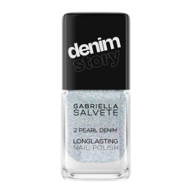 Gabriella Salvete Denim Longlasting lak na nehty 02 pearl denim