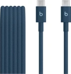Beats kabel USB-C (M) - USB-C (M) 1.5 m modrá / opletený / 60W (MDGE4EE/A)