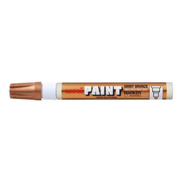 UNI PX-20 lakový popisovač, 2,2 - 2,8 mm, lesklý bronzový