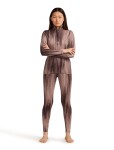 Dámské merino tričko s dlouhým rukávem ICEBREAKER Wmns 260 Vertex LS Half Zip Peak AOP, Java/Summt/Blush/J velikost: M