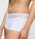 Triumph - Lovely Micro: krátké boxerky s květinovou krajkou Triumph WHITE XS