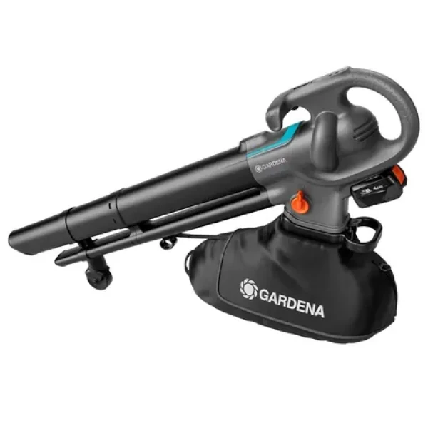 Gardena 14895-55 Aku Vysavač-Foukač PowerJetCollect 18 V P4A / Průtok vzduchu 630 m3/h / rychlost proudění 350 km/h max (14895-55)