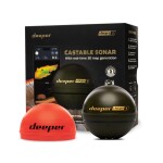 Deeper Nahazovací sonar Fishfinder CHIRP+ 3 Power Bundle se solární nabíječkou,Deeper Nahazovací sonar Fishfinder CHIRP+ 3 Power Bundle se solární nab