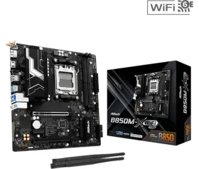 ASRock B850M-X Wifi R2.0 / AMD B850 / DDR5 / SATA III / USB 3.2 / 2.5GLAN / Wi-Fi 6E / sc.AM5 / mATX (B850M-X WIFI R2.0)