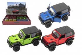 Auto Kinsmart Jeep Wrangler 2018 pevná střecha 12,5cm kov/plast