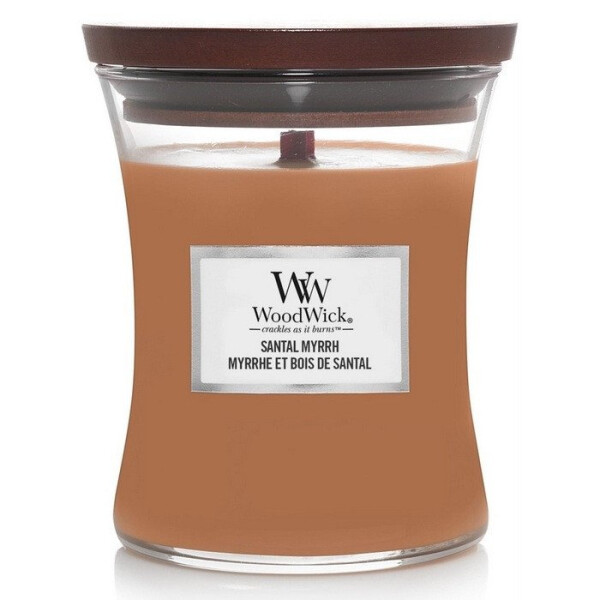 WoodWick Santal Myrrh svíčka 85g