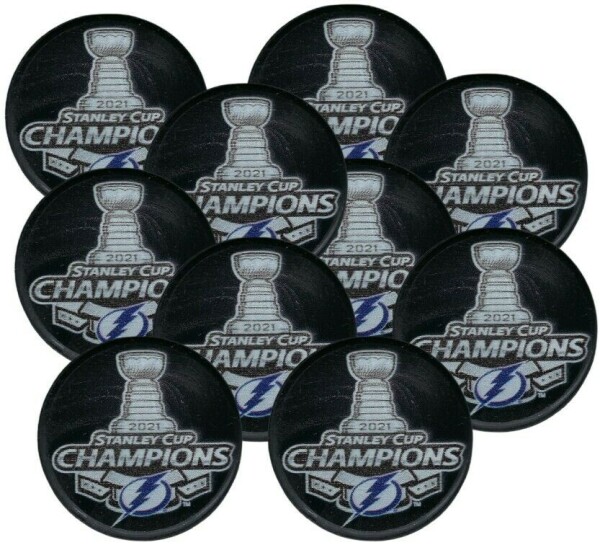 Inglasco / Sherwood Minipuk Tampa Bay Lightning NHL 2021 Stanley Cup Champions Charm