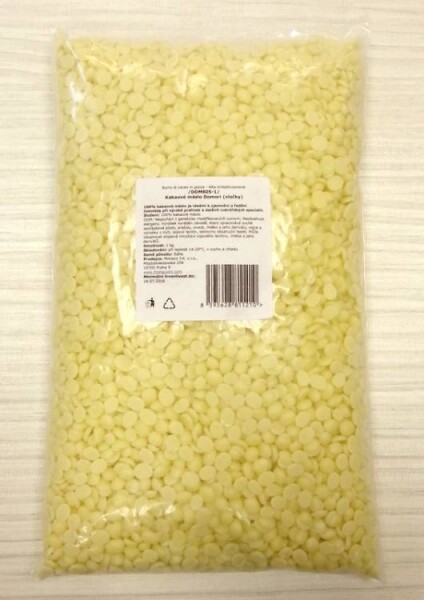 Domori Kakaové máslo v peckách 100% (1 kg)