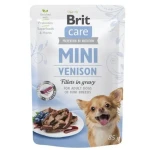 Brit Care Mini Venison fillets in gravy 85g / Kapsička pro psy (8595602560356)