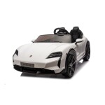 Mamido Elektrické autíčko Porsche Taycan Turbo S bílé
