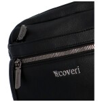 Trendy dámská koženková malá crossbody Gloria, černá