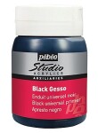 Pébéo Studio Gesso - univerzální akrylový šeps černý 500 ml