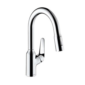 HANSGROHE - Focus M42 Dřezová baterie M429-H180 s výsuvnou sprškou, chrom 71801000