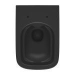 CERSANIT - Sada B575: závěsné WC HF LARGA čtverec CLEAN ON TS SLIM WRAP DUR SC EO antracit BOX S701-611