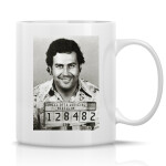 PABLO ESCOBAR - klasický bílý keramický hrníček 300 ml