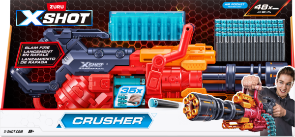 ZURU X-SHOT Excel-Crusher Dart Blaster - Sparkys
