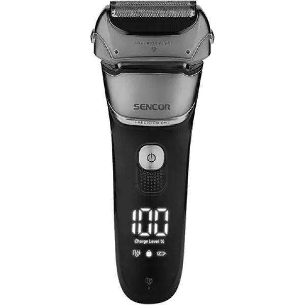 SENCOR SMS 0900BK černá / Planžetový holící strojek / Doba provozu 90 minut (8590669340637)