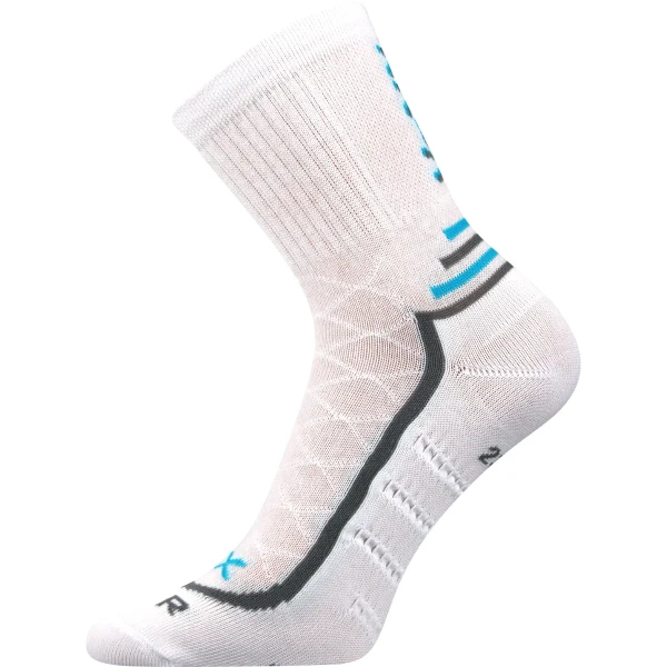 VOXX Ponožky sportovní anatomicky tvarované VERTIGO s masážním chodidlem BÍLÉ 35-38 110781