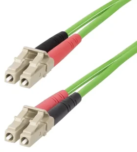 StarTech LC/LC OM5 3m zelená / Optický kabel / Multimode duplex / -20 až 60 °C (LCLCL-3M-OM5-FIBER)