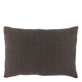Chic Antique Prošívaný povlak na polštář Aix Mocca 40 × 60 cm, hnědá barva, textil