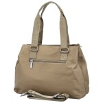 Stylová dámská nylonová kabelka do ruky Elke, béžová