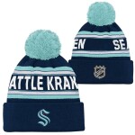 Outerstuff Dětská Zimní Čepice Seattle Kraken Jacquard Cuffed Knit With Pom