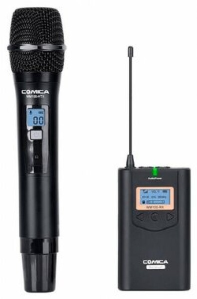 Comica CVM-WM100 (TX+RX) / dynamický mikrofon + přijímač / 3.5 mm Jack / XLR (6971120980265)