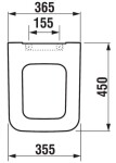 ALCADRAIN Jádromodul - předstěnový instalační systém s chromovým tlačítkem M1721 + WC JIKA PURE + SEDÁTKO SLOWCLOSE AM102/1120 M1721 PU2