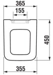 ALCADRAIN Sádromodul - předstěnový instalační systém bez tlačítka + WC JIKA PURE + SEDÁTKO SLOWCLOSE AM101/1120 X PU2