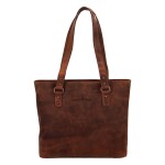 Dámská kožená praktická taška Sylva, světla hnědá