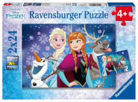 Ravensburger Ledové království Sestry navždy 2v1 2 x 24 dílků