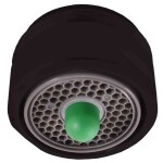 RAV Slezák - Perlátor spořící ECO PUSH - 11/5 litrů/1 min., M24x1, Neoperl , Černá matná MA0034CMAT MA0034CMAT