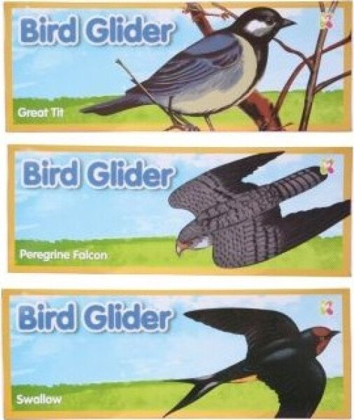 Létající kluzák ptáčci 24 cm