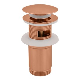 RAV Slezák - Výpusť umyvadlová CLICK-CLACK 5/4", Zlatá Růžová - kartáčovaná MD0484ZRK MD0484ZRK