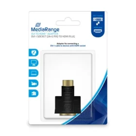 MediaRange MRCS171 adaptér DVI-I (24+5) na HDMI / 1x DVI-I (F) / 1x HDMI (M) / 1080p (MRCS171)