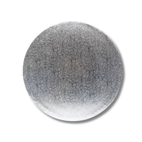 Podložka pod dort PEVNÁ Cake Star stříbrná vzor Grape kruh 20 cm 8" (1 ks)