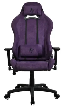 Arozzi Torretta Soft Fabric fialová / Herní židle / látkové čalounění / nastavitelná výška a úhel / otočná o 360° (TORRETTA-SFB-PP)