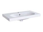 GEBERIT - Acanto Umyvadlo 75x42 cm, otvor pro baterii, s přepadem, s KeraTect, bílá 500.632.01.8