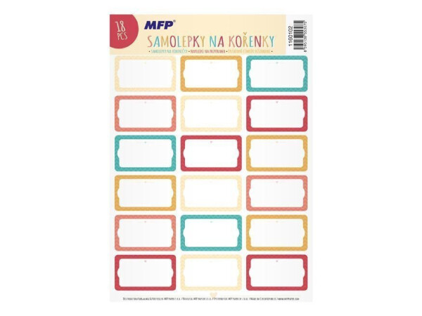 Samolepky na kořenky čisté